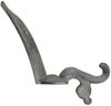 Frizzen, as cast, cut for use with roller, requires fitting
